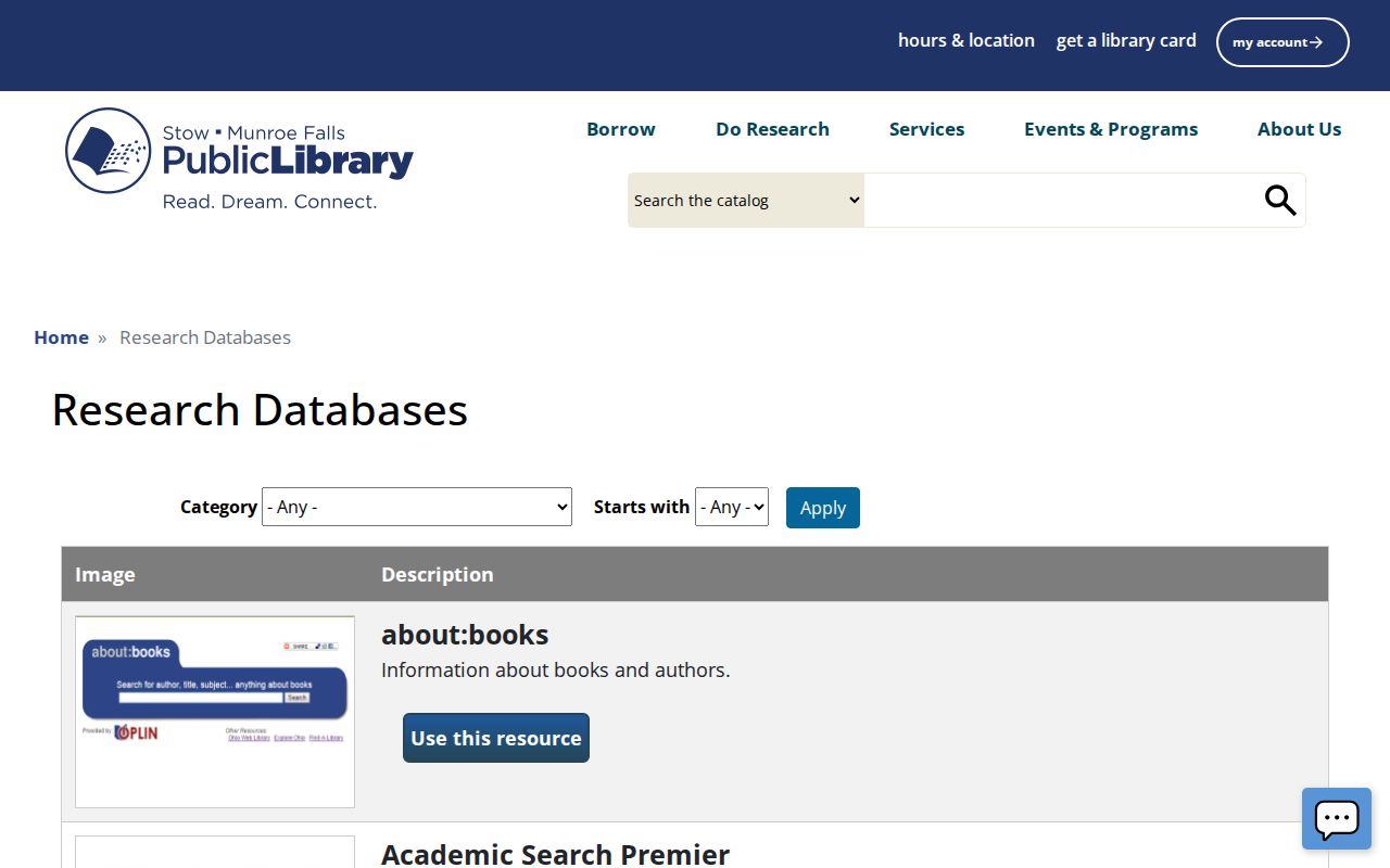 Stow city directory research resources listed by the Stow-Munroe Falls Public Library